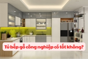tu bep go cong nghiep co tot khong