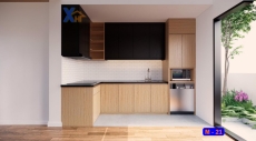 tu bep nha pho go melamine m 21